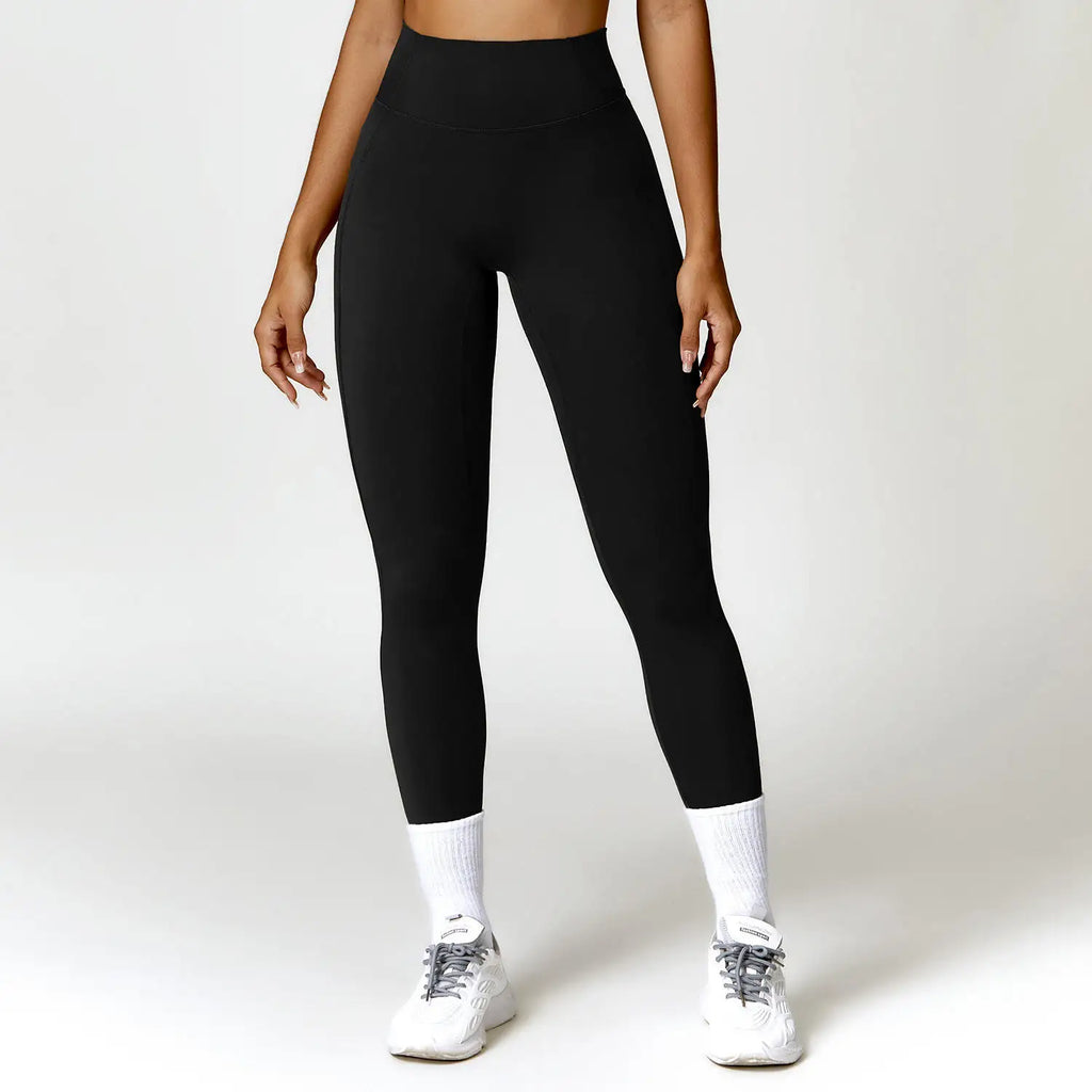 Nylon Spandex Blend Seamless Knit Workout Set