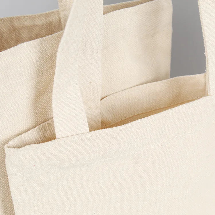 Cotton Canvas Woven Tote Bag