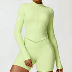 Nylon Spandex Knit Seamless Yoga Set