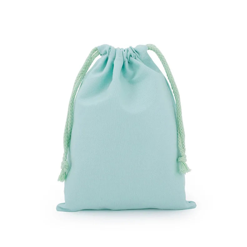 Cotton Canvas Value Drawstring Pouches