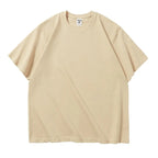 350gsm Sense Heavy Cotton Embossed T Shirts with Custom Embossing Logo for Men
