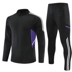 Custom 250gsm Polyester Spandex Heat Transfer Long Sleeve Suit for Club Soccer Training