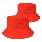 100% Cotton Canvas Embroidered Logo Fisherman Cap | Wholesale Adults Bucket Hats