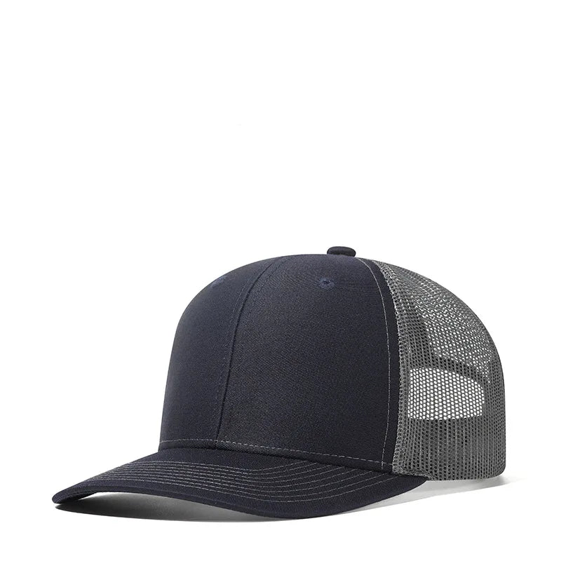 Bulk Cotton Mesh Customized Embroidery Patch Trucker Hats for Custom Gym Apparel