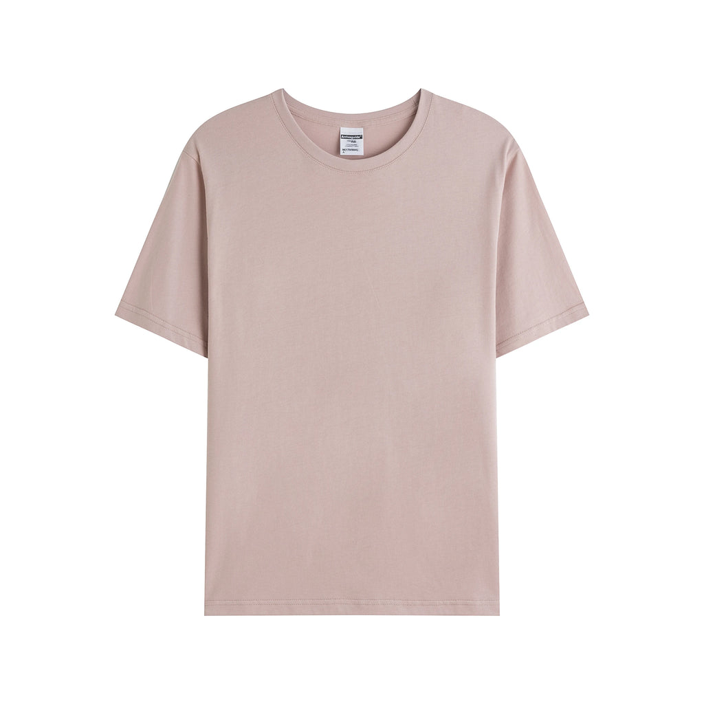 Oem Service Custom 190 Gram Cotton Blank Neck OEM Apparel Shirt Women Summer Breathable Blank Custom T-shirts