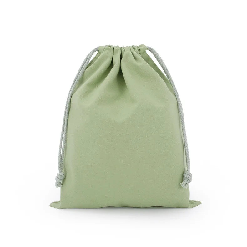 Cotton Canvas Value Drawstring Pouches