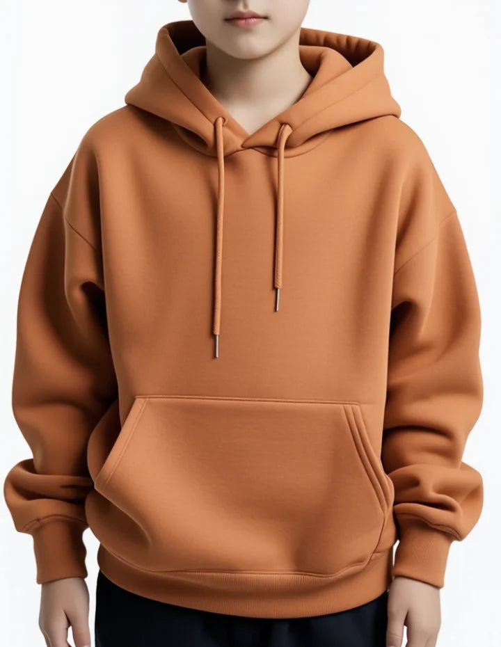 Cotton Heavyweight Fleece Loopback Pullover Hoodie