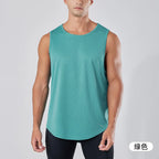 Custom Quick Sleeveless Training Top | Men's 100 Polyester Dry Workout Tank