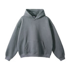 350gsm Polyester Cotton Screen Printing Drop Shoulder Pullover | Wholesale Custom Hoodies