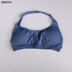 Seamless Ribbed Nylon-Spandex Women's Gym Set 2-Piece Sports Bra and Leggings