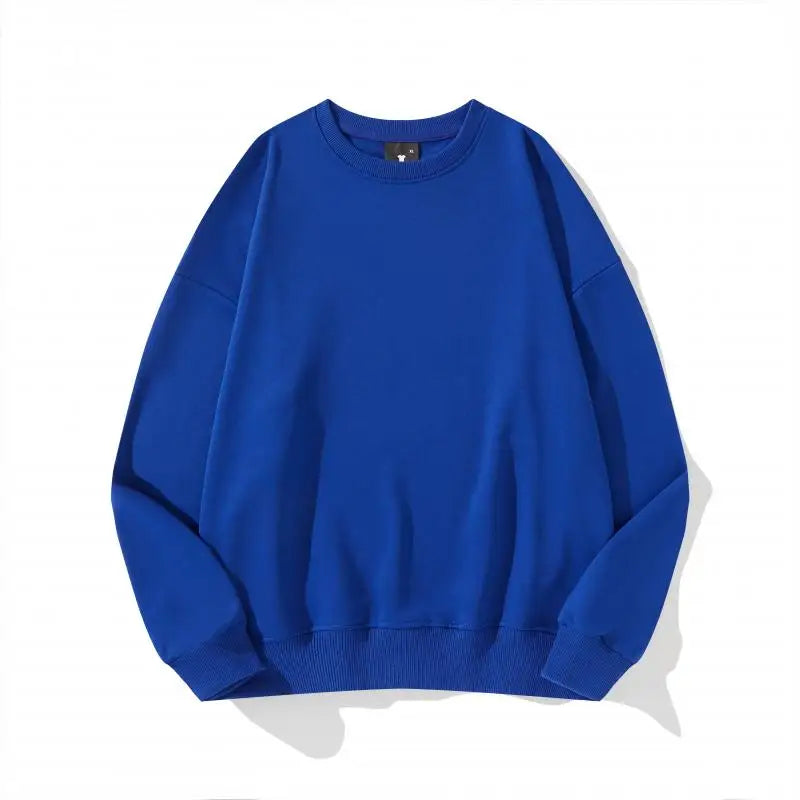 240g 100% Polyester Heat Transfer Logo Sweatshirts Regular Fit Crewneck Pullover