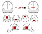 Wholesale Custom Structured Waterproof Laser Cut Hole Perforated Curved Brim 5 Panel Sport Baseball Hat for Outdoor Cycling