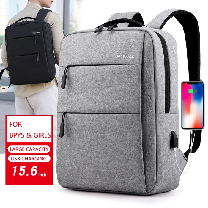 Nylon Coated Matte Finish Backpack