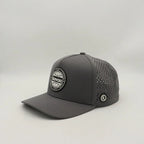 Wholesale Custom Structured Waterproof Laser Cut Hole Perforated Curved Brim 5 Panel Sport Baseball Hat for Outdoor Cycling
