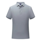 Premium Quality Custom Logo Polo Collar Shirt Nylon Spandex Plain Custom Polo Shirts for Men
