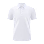 Customization Embroidery Logo 215Grams Knitted Polyester Embroidery Men Polo Shirt Work Uniform Clothes