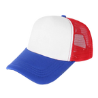 100 Polyester Oxford Five Panel Sublimation Blank Foam Trucker Hat | Wholesale Plain Mesh Caps