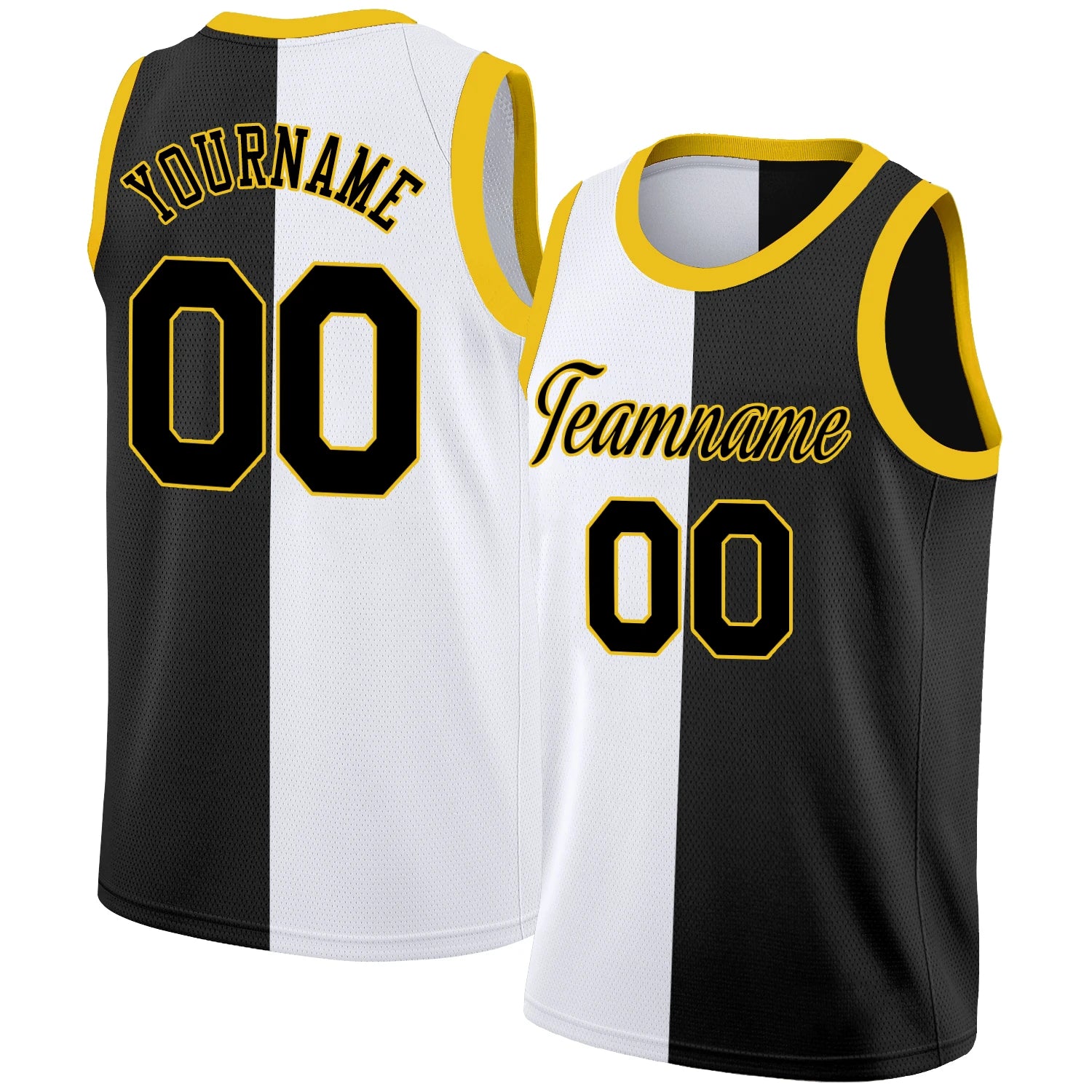 Polyester Mesh Knit Basketball Shirts