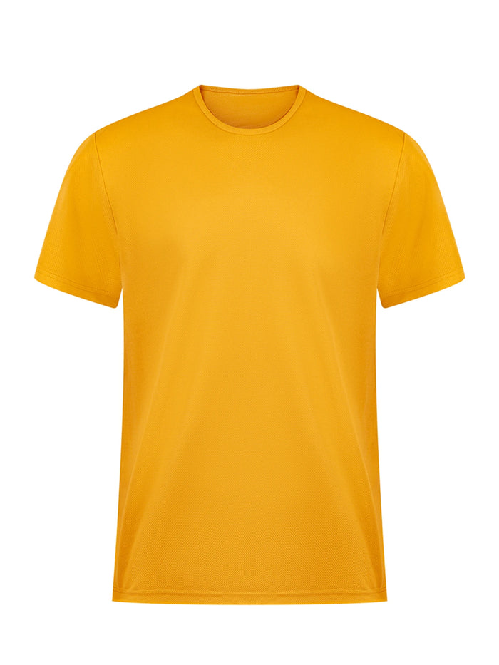 Cotton Plain-Knit Regular-Fit T-Shirt
