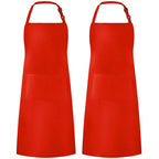 Custom Logo Waterproof Poly Cotton Canvas Work Apron Utility Uniform