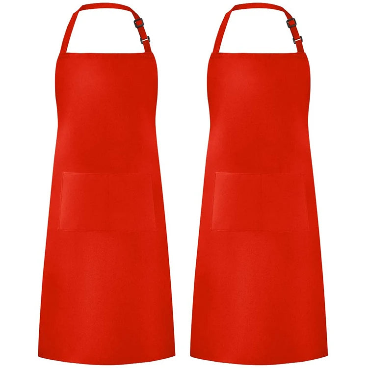 Custom Logo Waterproof Poly Cotton Canvas Work Apron Utility Uniform
