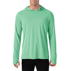 145g Knitted 100% Polyester Long Sleeve Fishing Shirt Men Rash Guard