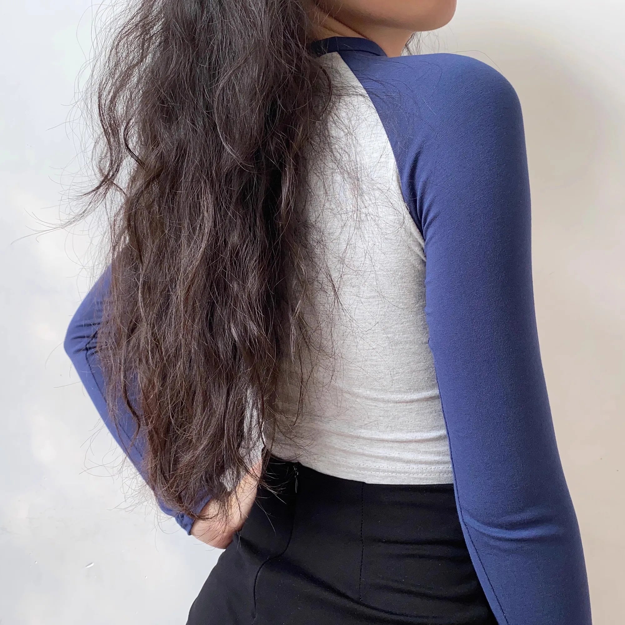 240g Cotton Spandex Silk Screen Print Slim Fit Sport Crop Top T Shirt Wholesale