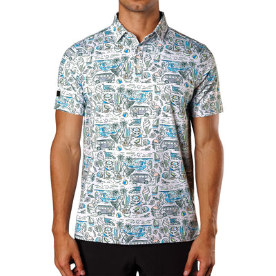 Custom Polyester Spandex Blade Collar Golf Polo Shirt   Factory Sourcing 88% Polyester 12% Spandex 160g Sublimation Custom Polo Shirt