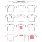 Plain t Shirts Wholesale  Custom Digital Print Logo Brand Custom Digital Printing Plain T-Shirt