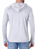 Polyester Spandex Interlock Knit Performance Hooded Shirt