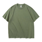 350gsm Sense Heavy Cotton Embossed T Shirts with Custom Embossing Logo for Men