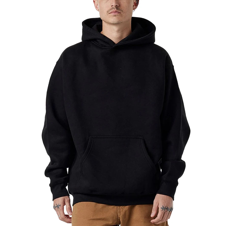 French Terry Drop Shoulder Men Hoodies | High Volume Custom Sourcing Blanks