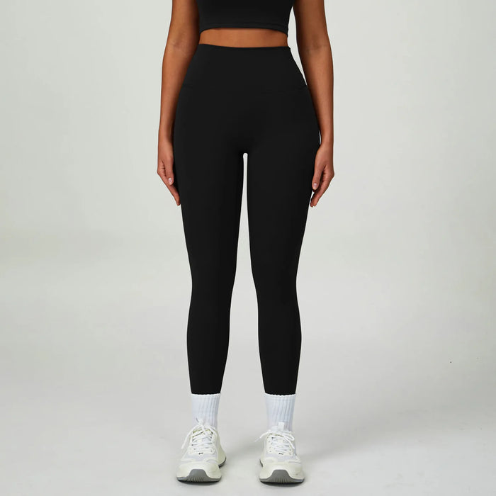 Nylon-Spandex Interlock Flatlock-Stitched 4-Piece Sports Gym Set