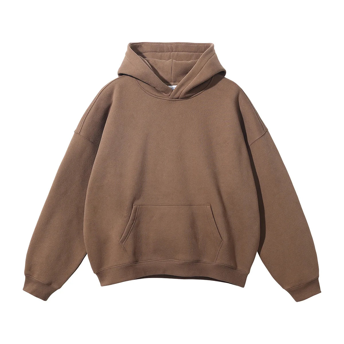 350gsm Polyester Cotton Screen Printing Drop Shoulder Pullover | Wholesale Custom Hoodies