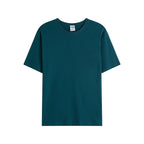 Oem Service Custom 190 Gram Cotton Blank Neck OEM Apparel Shirt Women Summer Breathable Blank Custom T-shirts