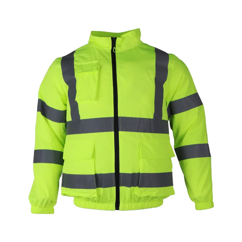 High Visibility 3 Fan Cooling Safety Vest Industrial Protective Workwear