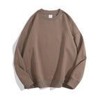 300Gsm Cotton Fabric Custom Embroidery Pullover | Wholesale Oversized Crew Neck Sweatshirts