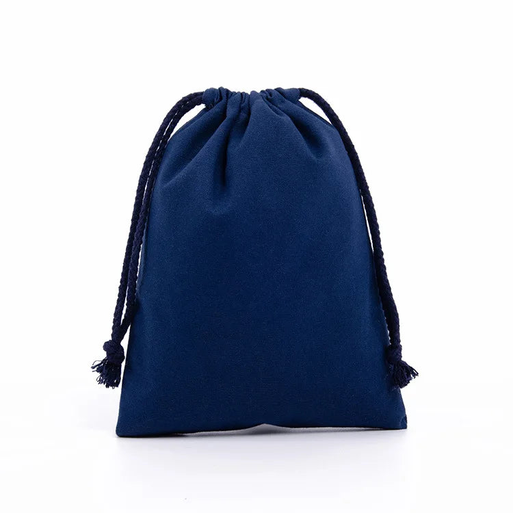 Cotton Canvas Value Drawstring Pouches