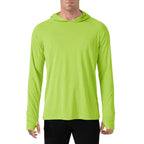 145g Knitted 100% Polyester Long Sleeve Fishing Shirt Men Rash Guard