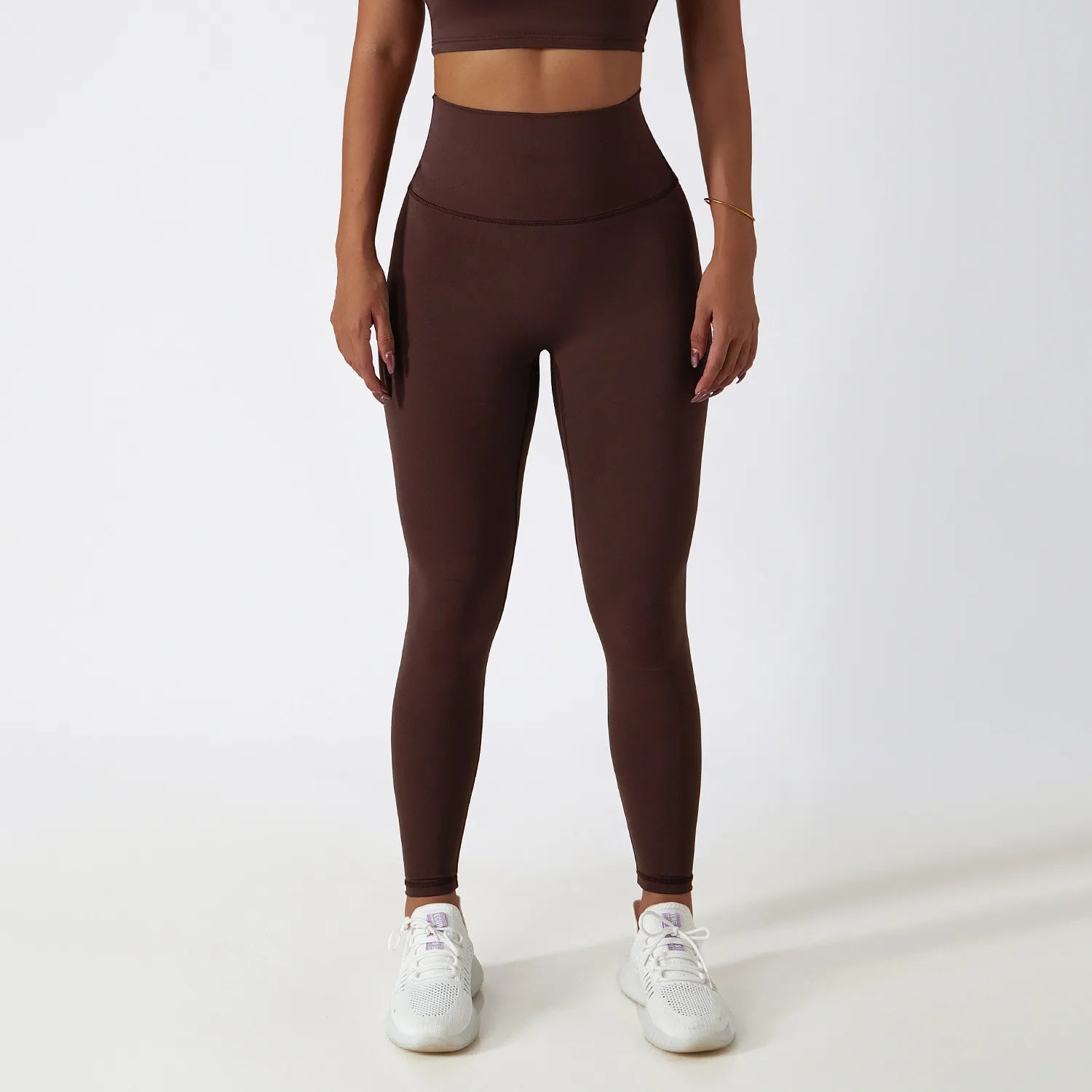 Nylon-Spandex Interlock Flatlock-Stitched 4-Piece Sports Gym Set
