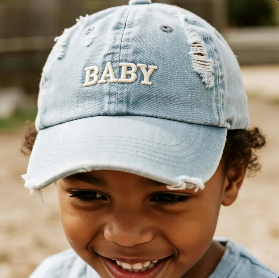 Bulk Polyester Cotton Embroidered Baseball Hats for Kids Capsule Drops