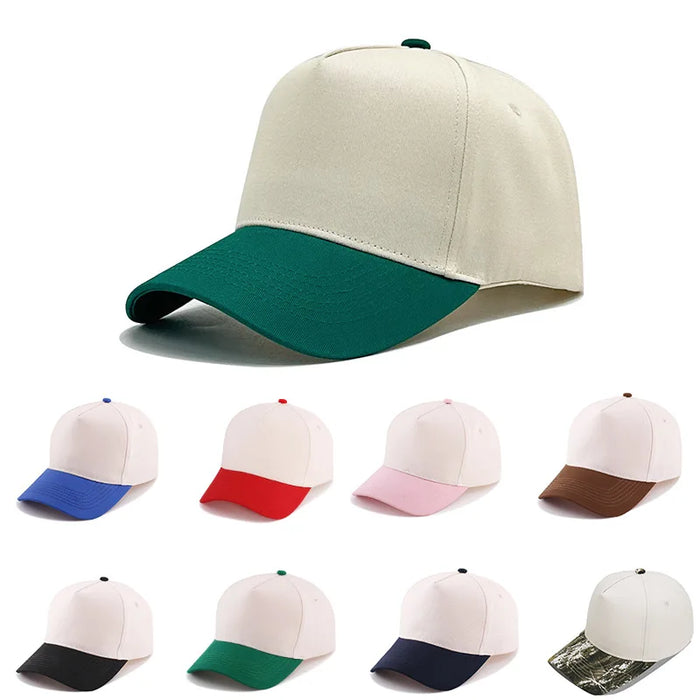 100 Cotton Canvas 3D Embroidery 5 Panel Caps | OEM Custom Hats