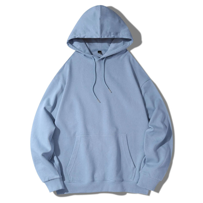 100% Cotton 350gsm Knit Pullover Hoodie