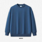 350g 100% Cotton 3D Embossed Sweatshirt | Custom Streetwear Logo Embroidered Crewneck