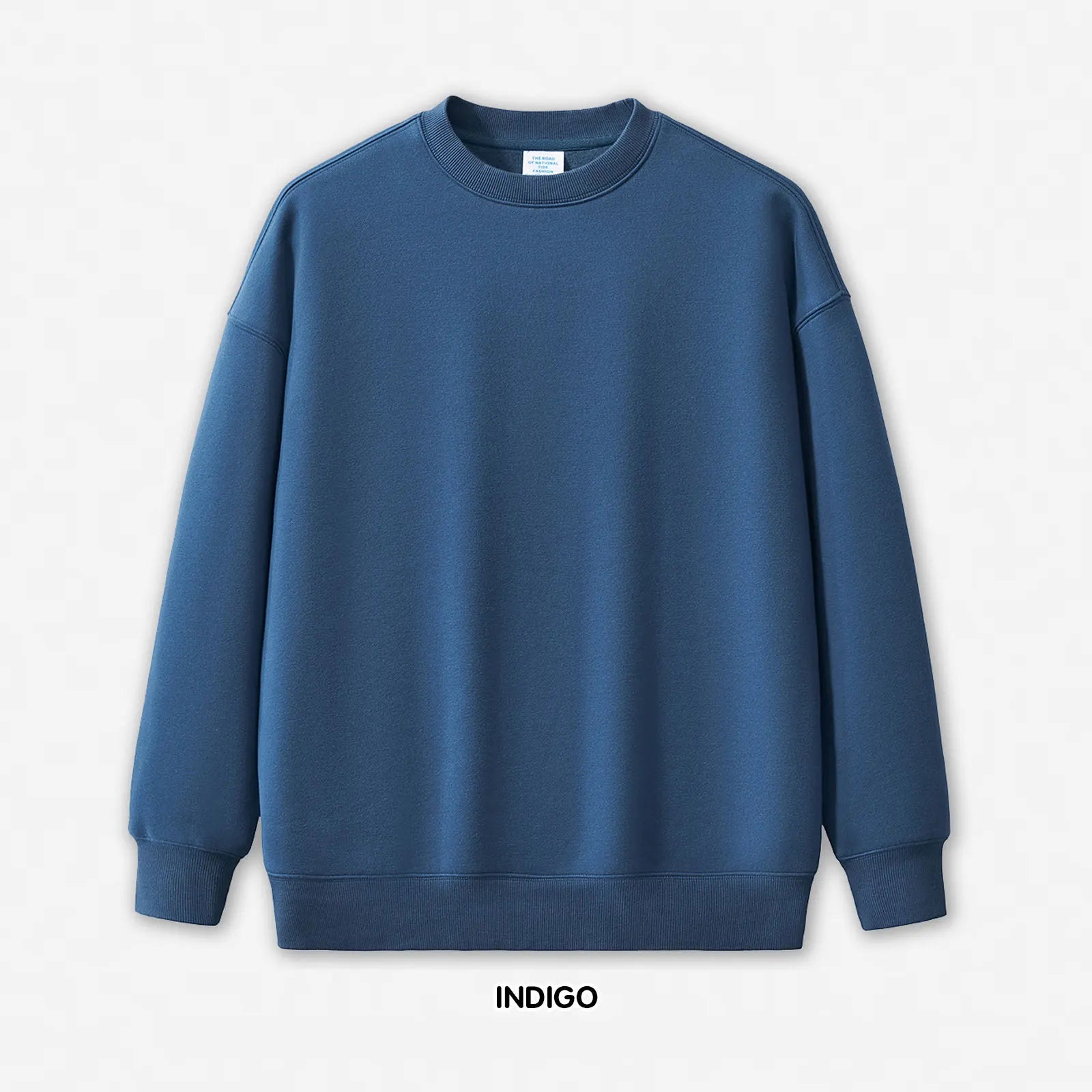 350g 100% Cotton 3D Embossed Sweatshirt | Custom Streetwear Logo Embroidered Crewneck