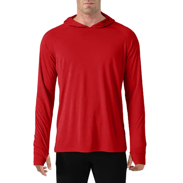 145g Knitted 100% Polyester Long Sleeve Fishing Shirt Men Rash Guard