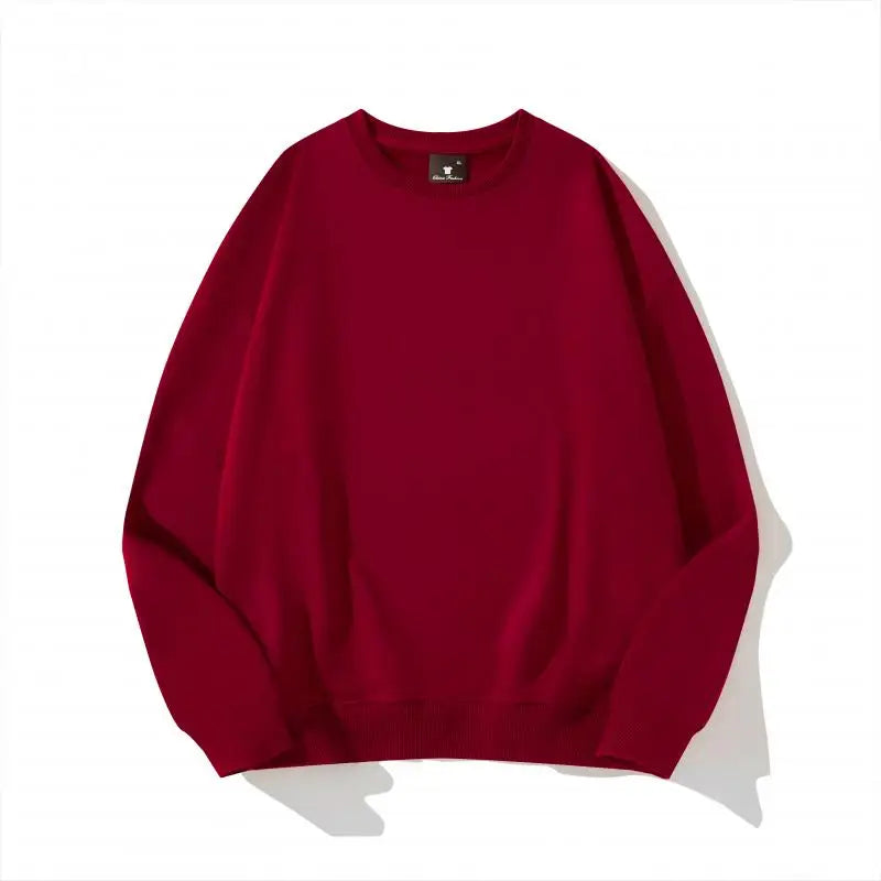 240g 100% Polyester Heat Transfer Logo Sweatshirts Regular Fit Crewneck Pullover