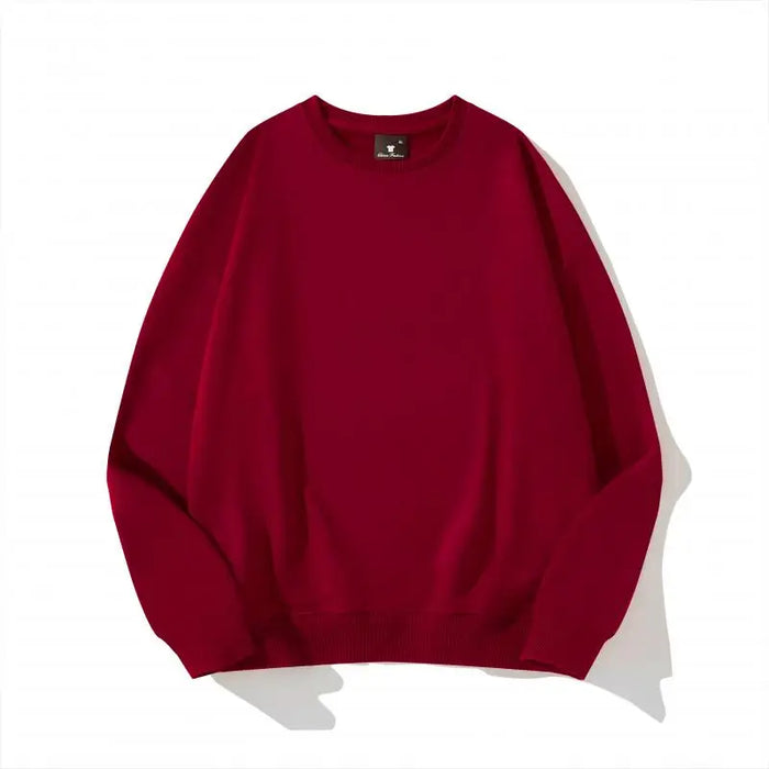 240g 100% Polyester Heat Transfer Logo Sweatshirts Regular Fit Crewneck Pullover