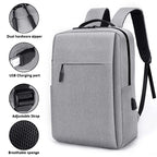 Nylon Coated Multi-Pocket Travel Backpack