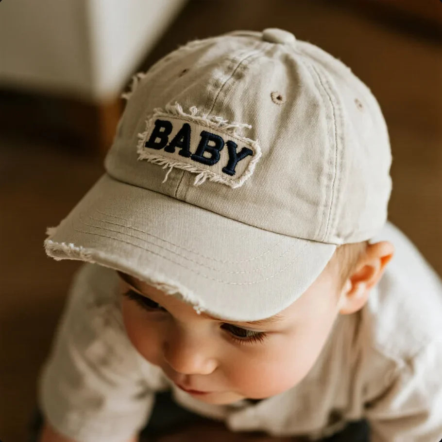 Bulk Polyester Cotton Embroidered Baseball Hats for Kids Capsule Drops